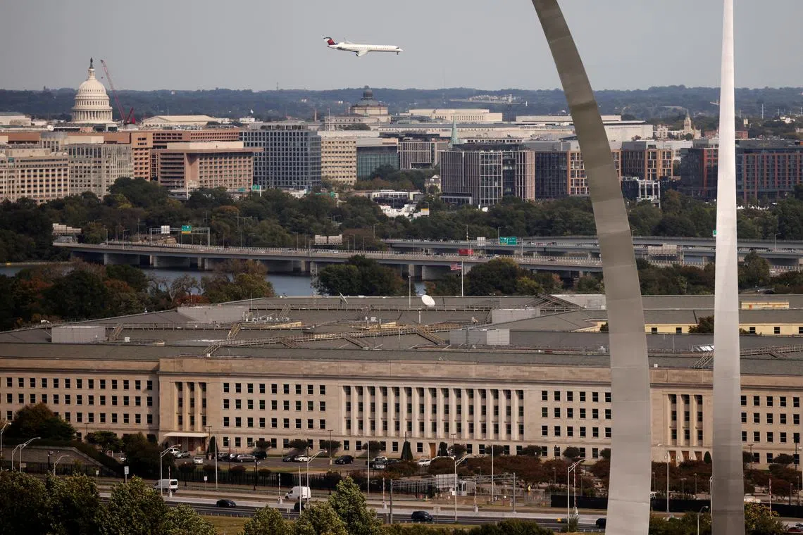 The Pentagon building is seen in Arlington, Virginia, U.S. October 9, 2020. REUTERS/Carlos Barria