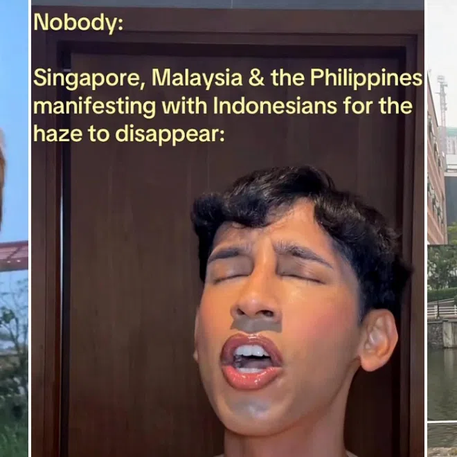 Local content creators Ryan Ang, Darshen and Cavin Chua are among those making light of the haze, with fan-powered plans, manifestations and questions about who to fine.