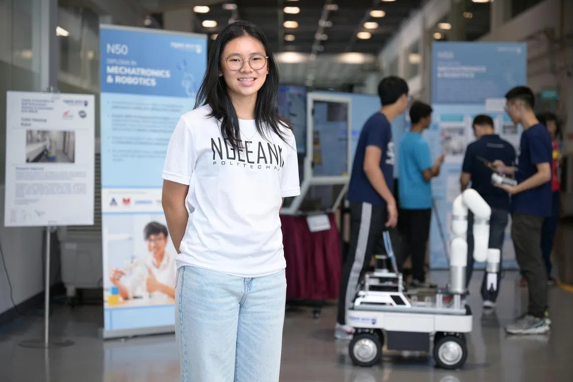 Ngee Ann Polytechnic student Claira Han, 17, hopes to take up a second major in business alongside her engineering diploma course.