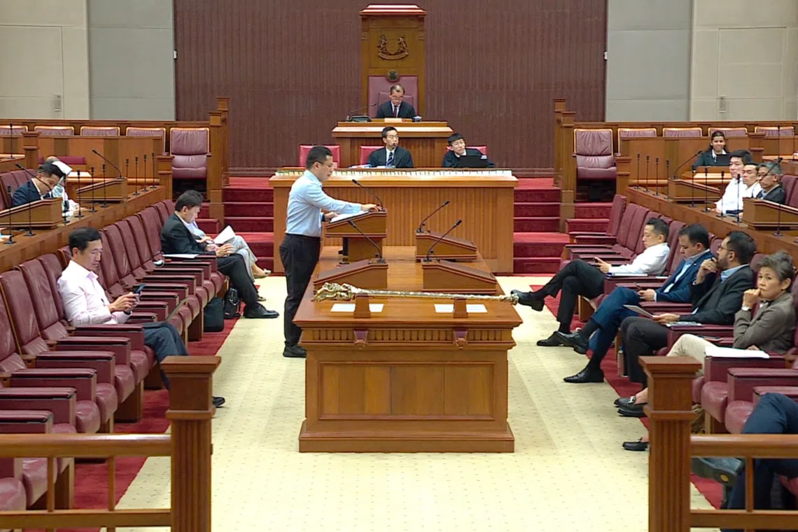 Parliament in session on Oct 7.