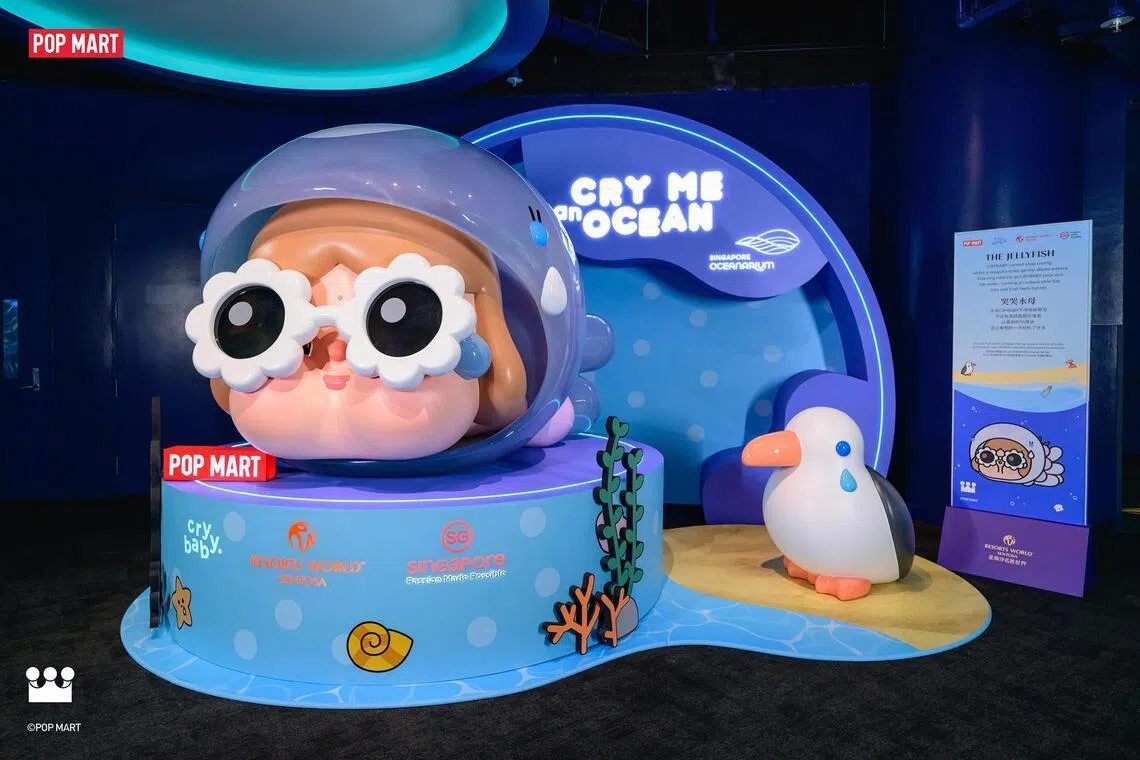 The Jellyfish from Crybaby’s Cry Me An Ocean series at Resorts World Sentosa.