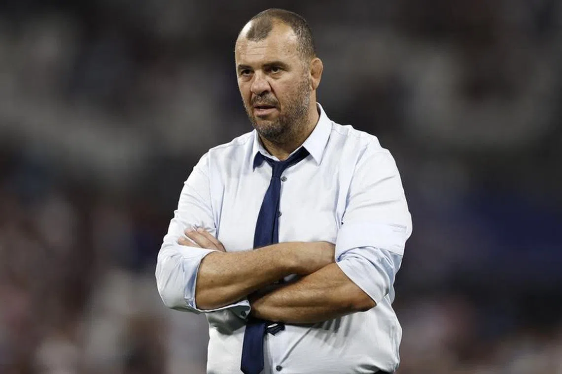 Rugby Union - Rugby World Cup 2023 - Pool D - England v Argentina - Orange Velodrome, Marseille, France - September 9, 2023 Argentina head coach Michael Cheika before the match REUTERS/Benoit Tessier
