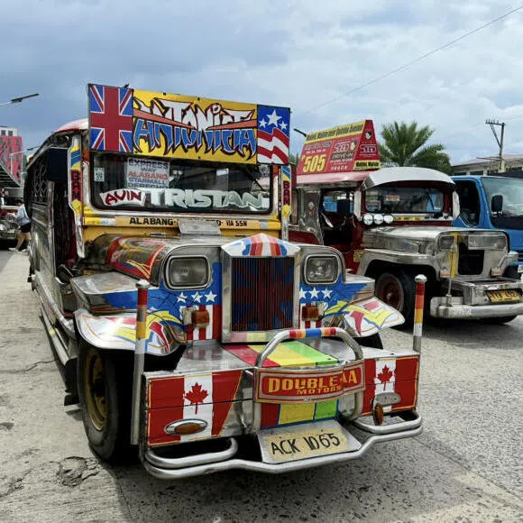 The jeepney  is both a symbol of Filipino creativity and the country’s traffic challenges.