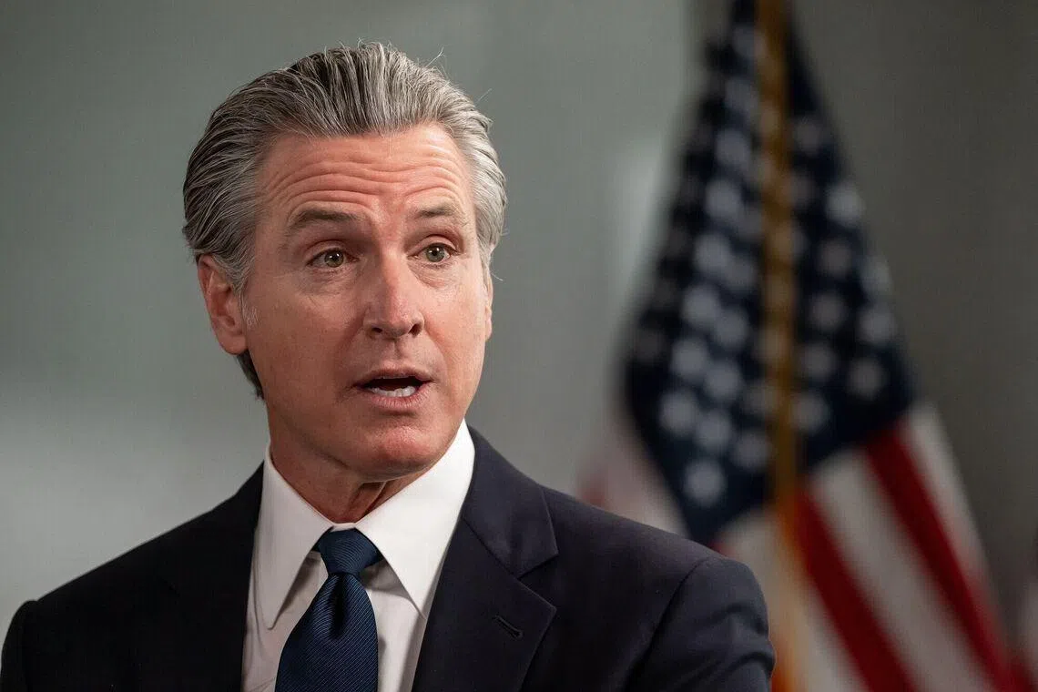 California Governor Gavin Newsom said the money President Donald Trump’s tariffs had raised came from US voters’ pockets – and should be refunded.