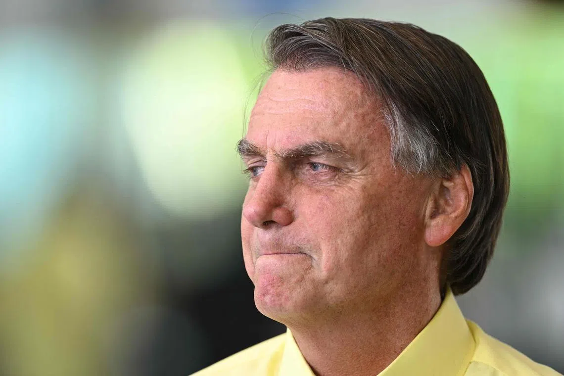 Brazil’s former President Jair Bolsonaro had been suffering from abdominal pain. 
