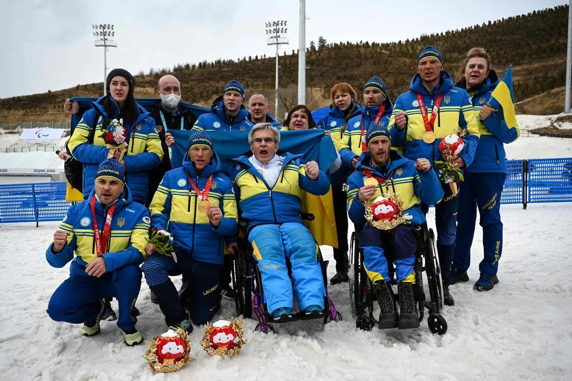 Ukraine Paralympic team to boycott opening ceremony over Russian flag decision