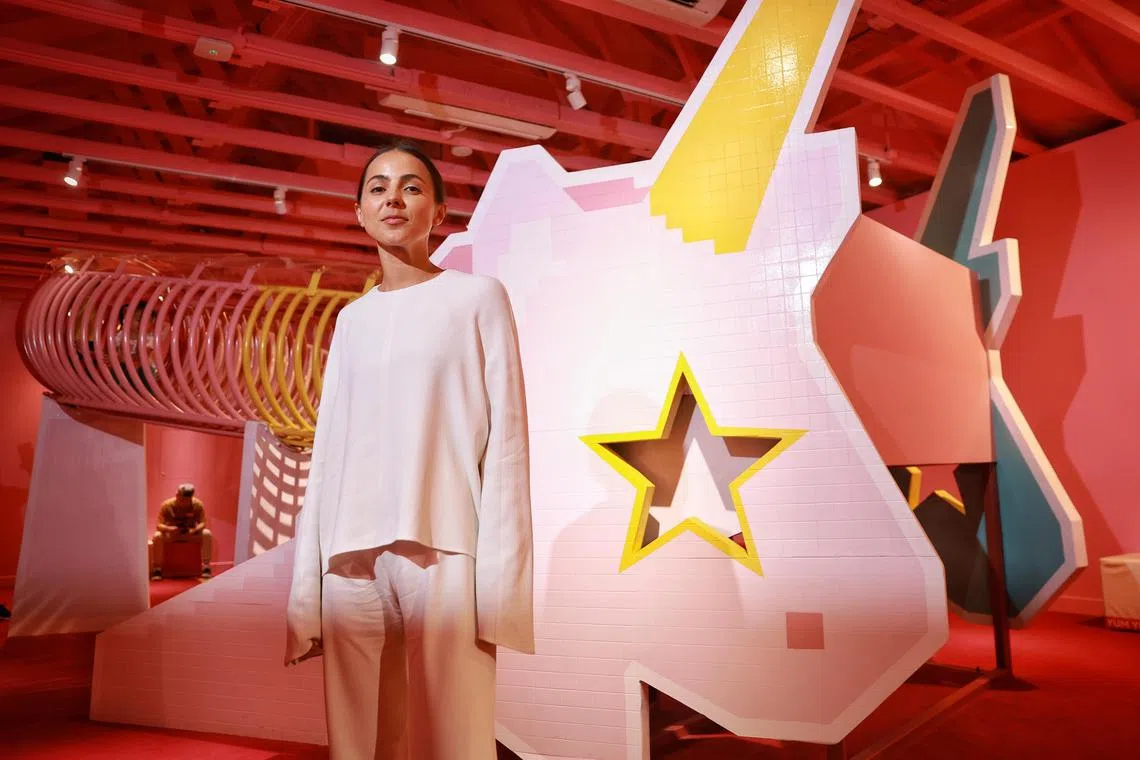 Ms Maryellis Bunn, the 30-year-old American founder of global viral sensation Museum of Ice Cream, on Jan 6, 2023.