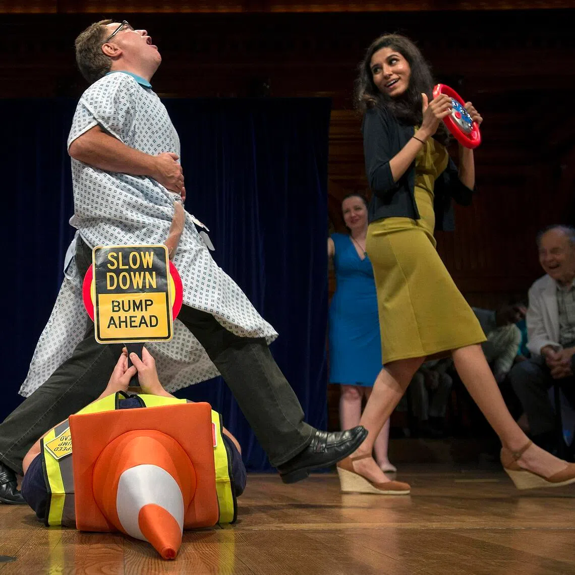 Previous winners of the Ig Nobel Prize include researchers who determined that acute appendicitis can be accurately diagnosed by the amount of pain evident when the patient is driven over speed bumps.