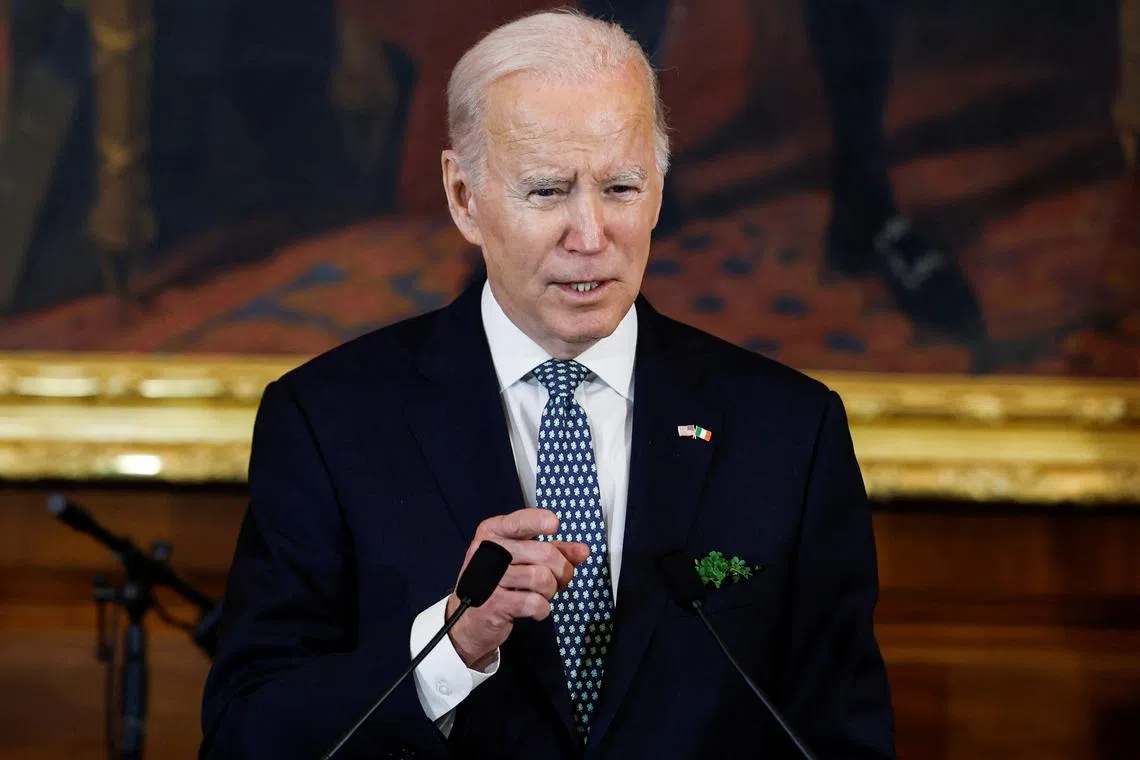 US President Joe Biden has sought to reassure investors and depositors that the global banking system is safe.