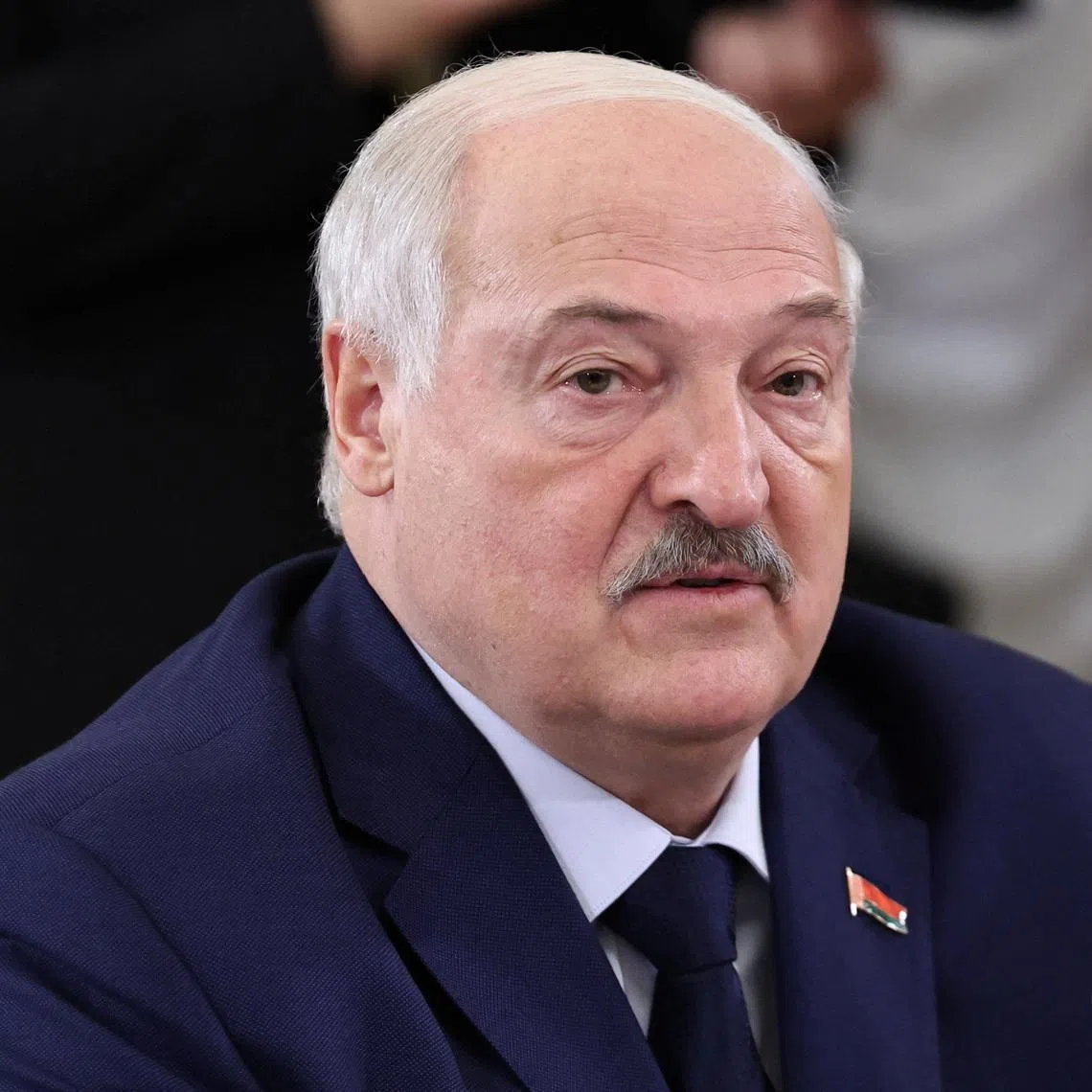 Belarusian President Alexander Lukashenko attends the summit of the Supreme Eurasian Economic Council in Saint Petersburg, Russia, December 21, 2025. Sputnik/Alexander Kazakov/Pool via REUTERS