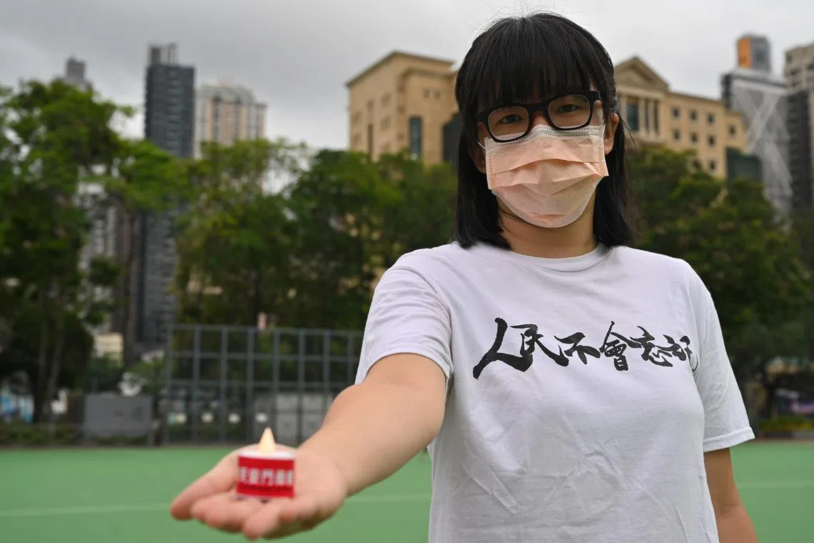 Human rights lawyer Chow Hang Tung won an appeal against her conviction and sentence over the banned candlelight vigil in 2021.