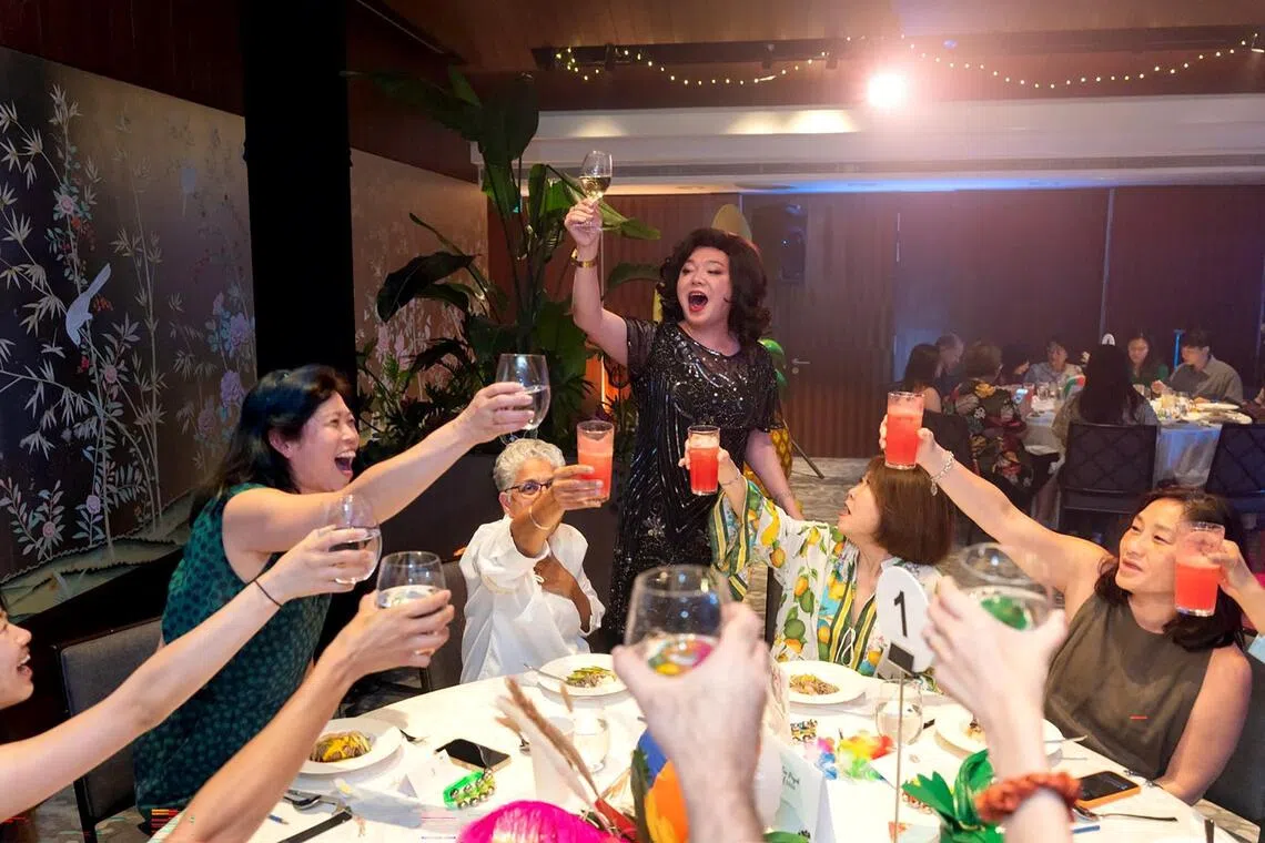 Dream Academy's interactive dinner theatre show The Divorce Party! runs at the Capitol Kempinski Hotel Singapore till Dec 14. 