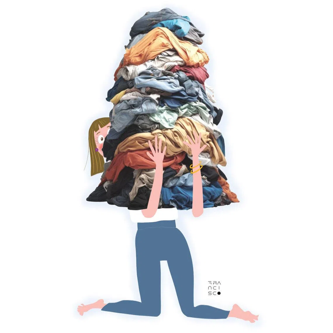 Clothes are tightly tied to identity, and the writer says her work clothes represent a version of herself that she likes.