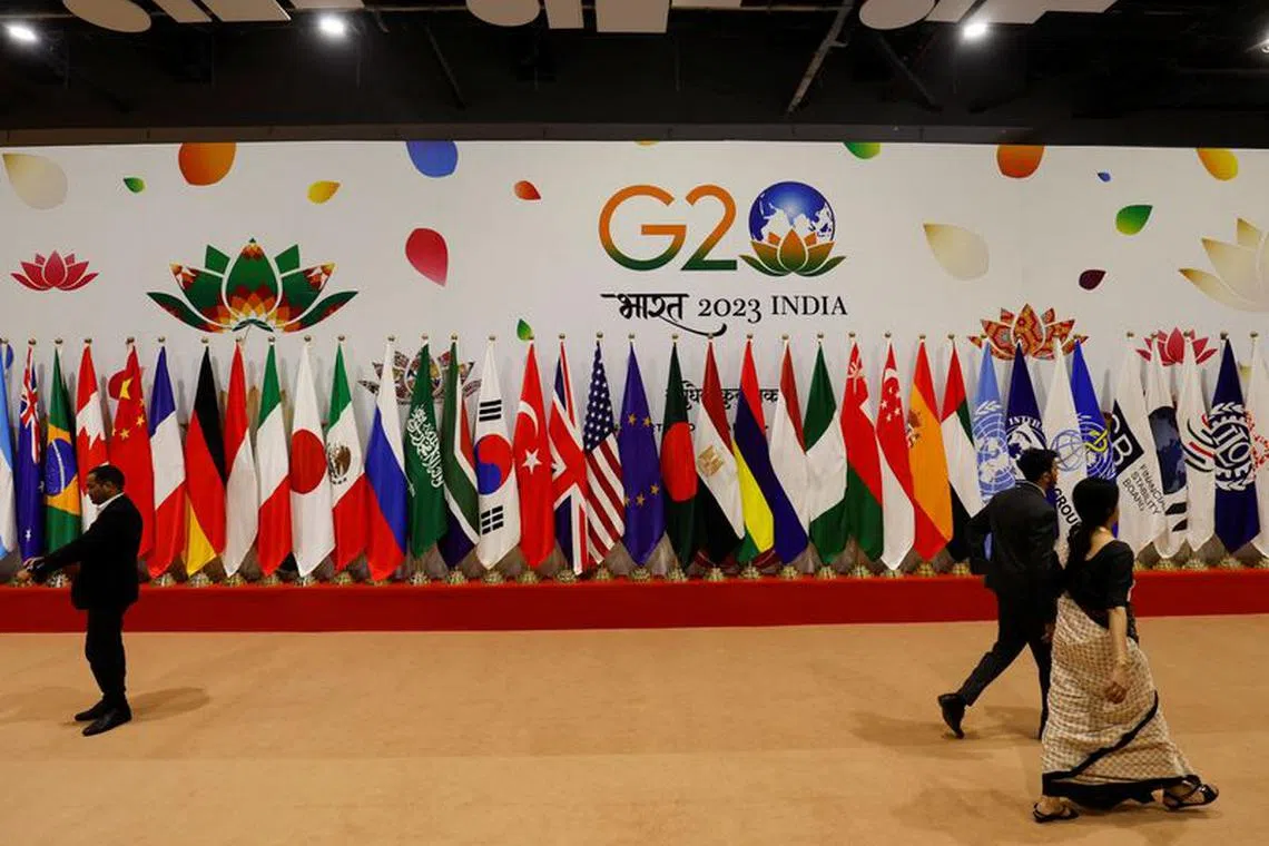 A general view of the venue for the G20 summit in New Delhi, India, September 9, 2023. REUTERS/Amit Dave/file photo