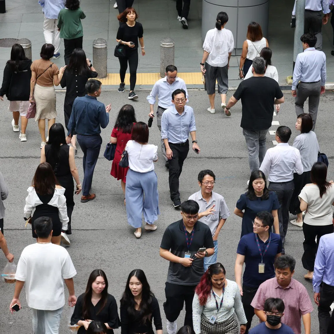 Real wages grew 3.2 per cent in 2024, up from 0.4 per cent in 2023 as inflation eased, said MOM.