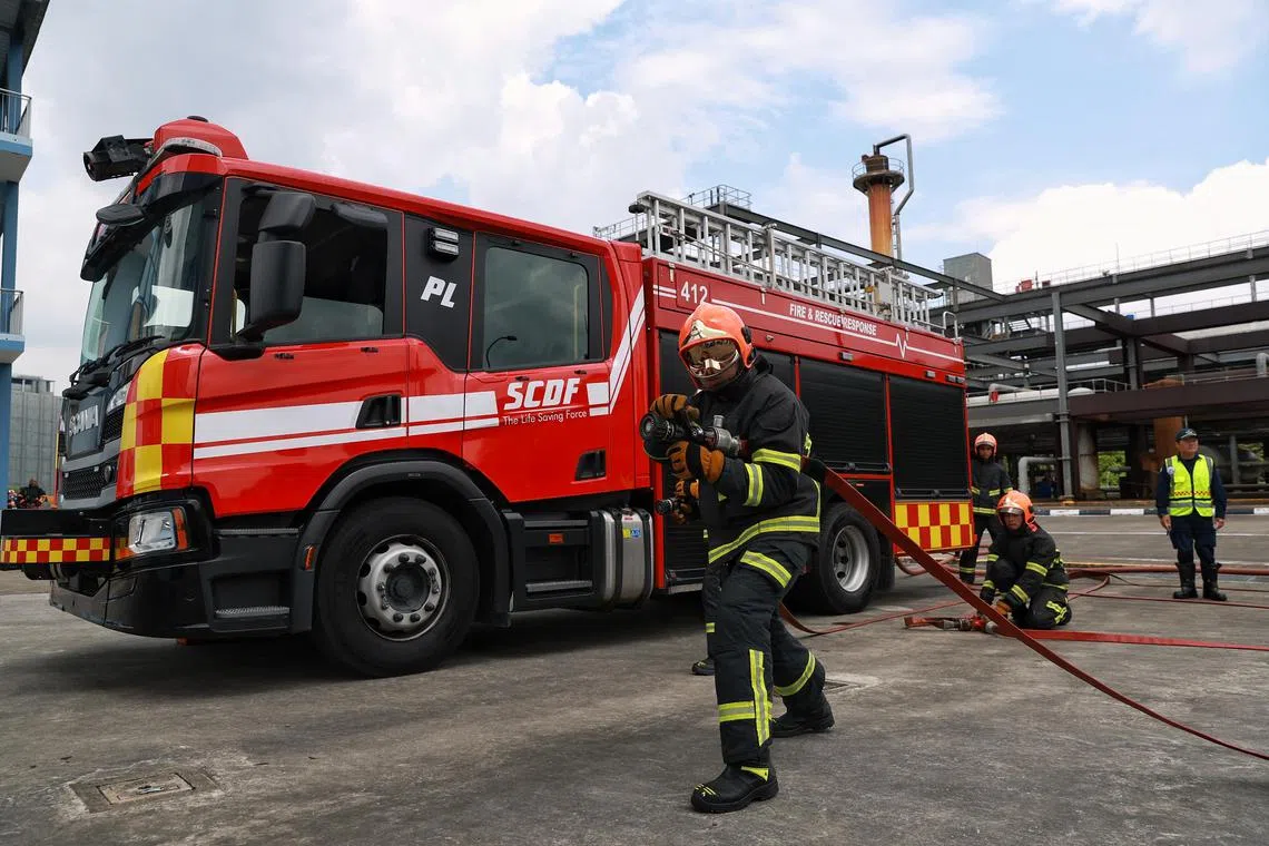 The annual exercise is part of SCDF’s efforts to familiarise residents with the public warning system.