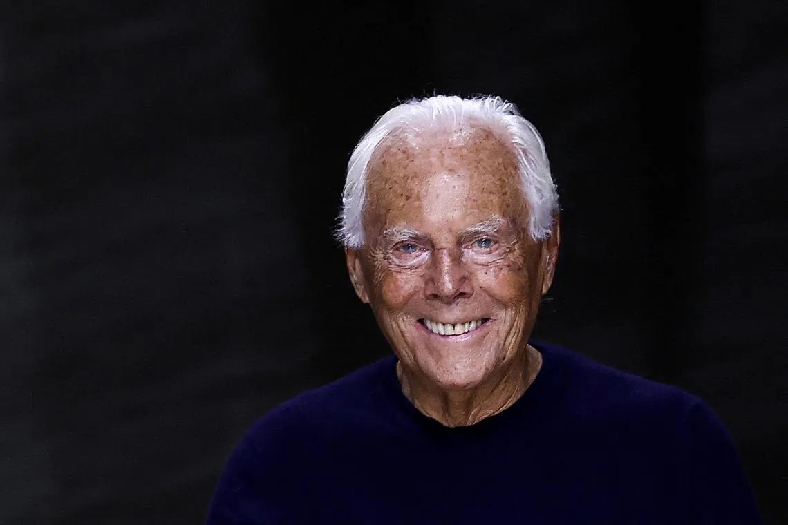 Designer Giorgio Armani has so far been tight-lipped about the succession plans for the company he founded in 1975 and still firmly controls.
