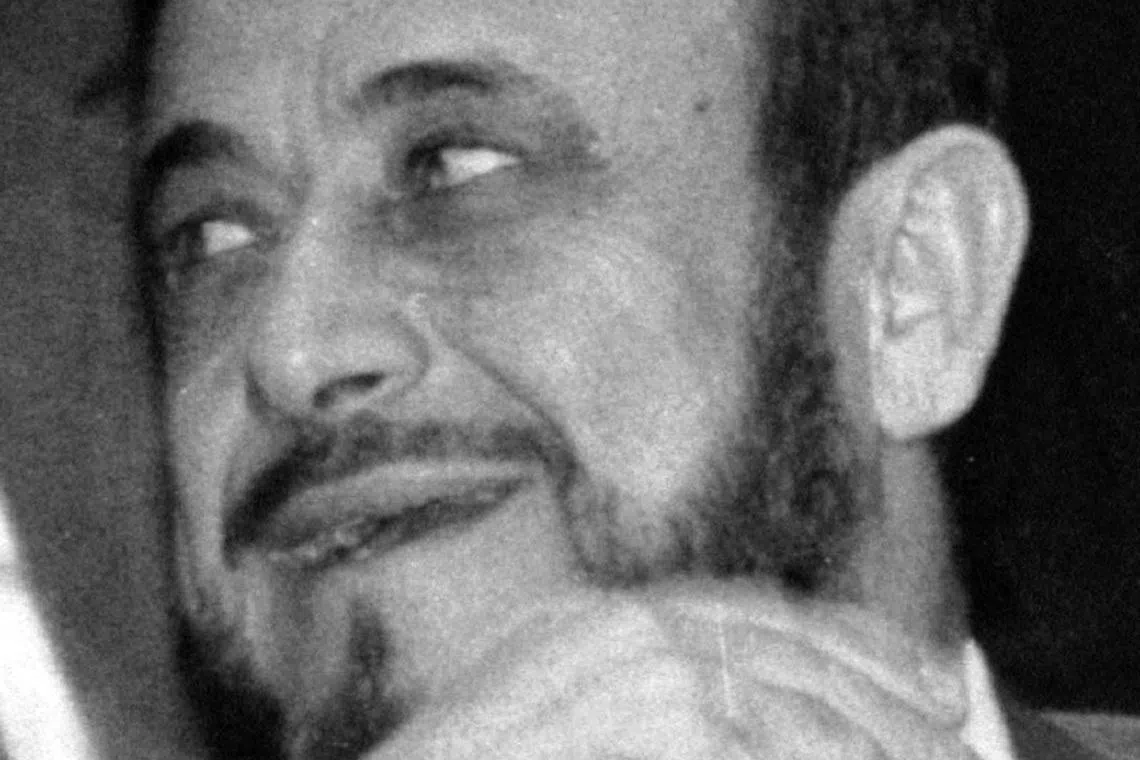 FILE PHOTO: Former Syrian Vice President Rifaat Al-Assad, disgraced younger brother of Syrian President Hafez al-Assad, appears in an undated file photograph. REUTERS/File Photo