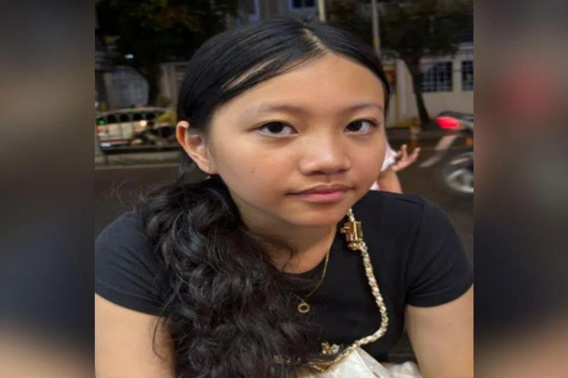 Kelly Ho was last seen near Jurong West on May 9 wearing a white shirt and red shorts.