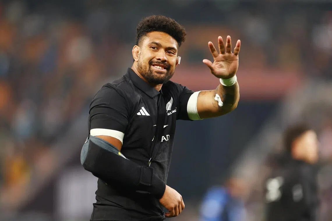 New Zealand coach Dave Rennie will have to name a new captain for the fourth Test against South Africa after skipper Ardie Savea returned to New Zealand with a dislocated shoulder following the 29-24 third-Test defeat in Johannesburg on Sept 5.