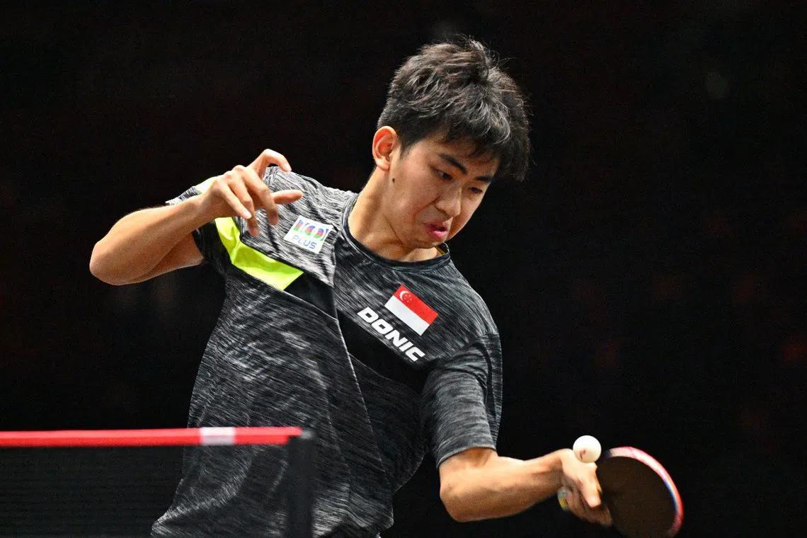 Singapore's Koen Pang is through to the second round of the World Table Tennis Singapore Smash 2023 after a 3-0 win over Australia's Nicholas Lum.