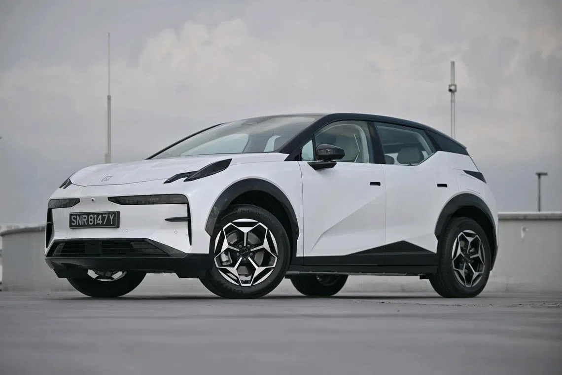 Interior and exterior of the Zeekr X on Jul 30, 2024.