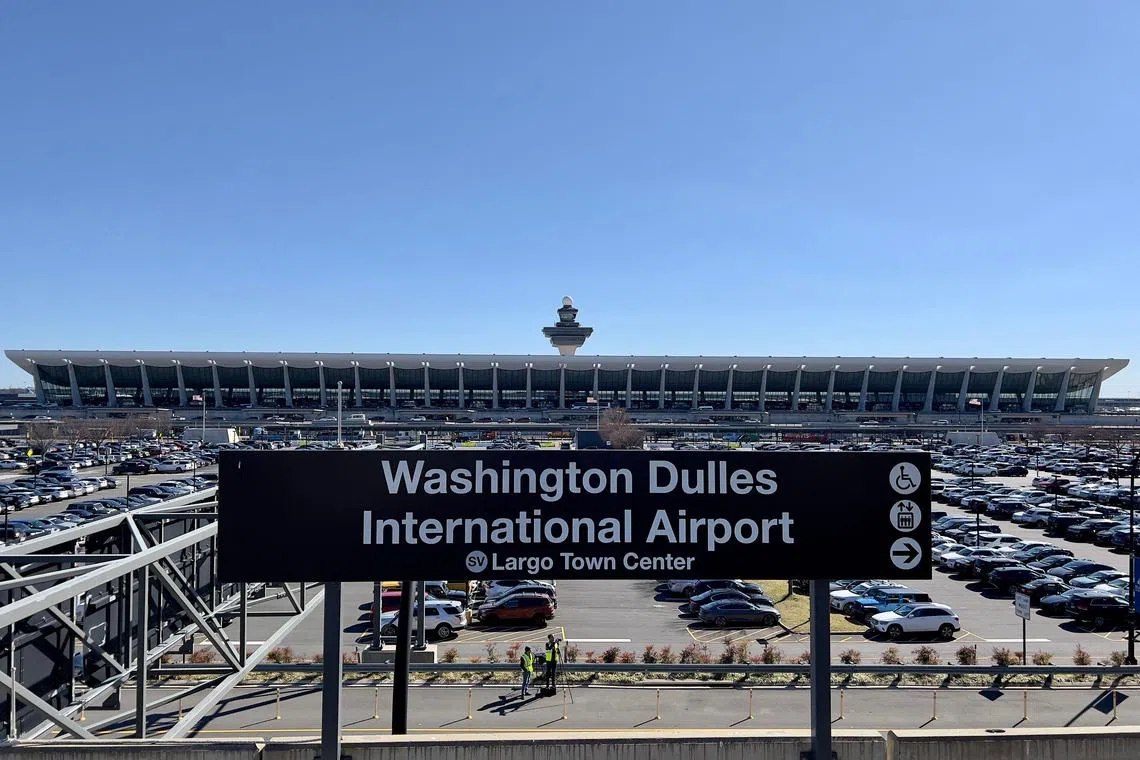 Washington Dulles International Airport in Dulles, Virginia, on March 15,. 2023. 