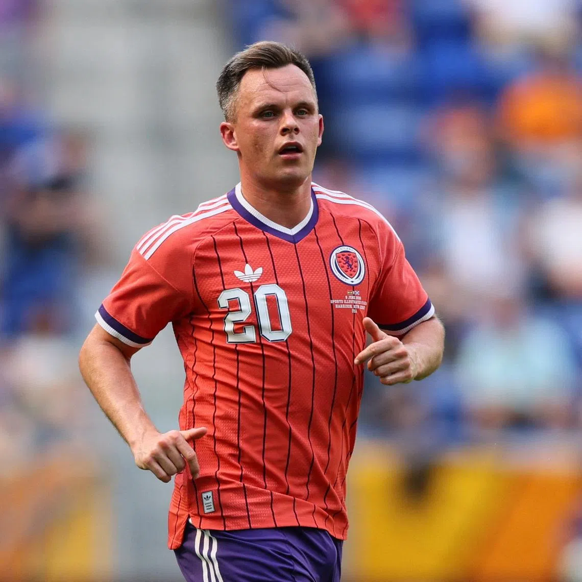 Soccer Football - International Friendly - Bolivia v Scotland - Sports Illustrated Stadium, Harrison, New Jersey, U.S. - June 6, 2026 Scotland's Lawrence Shankland during the match IMAGN IMAGES via Reuters/Caean Couto