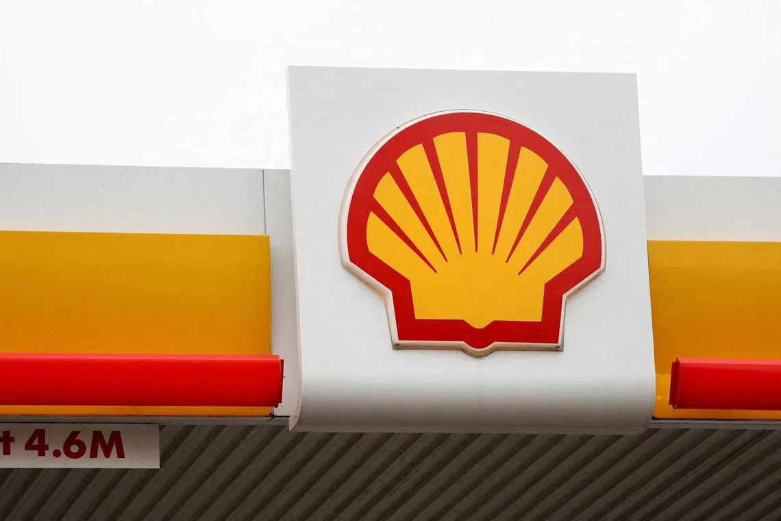 FILE PHOTO: FILE PHOTO: A view shows a logo of Shell petrol station in South East London, Britain, February 2, 2023. REUTERS/May James/File Photo/File Photo