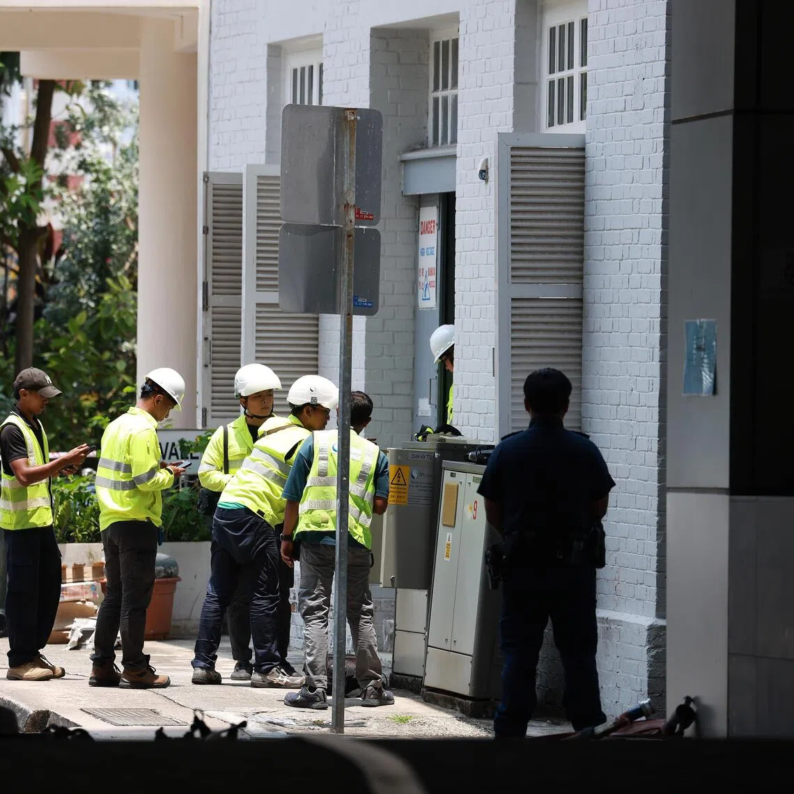 The Singapore Civil Defence Force said that it was alerted to a fire at 43 Bukit Pasoh Road at about 12.20pm on Sept 1.