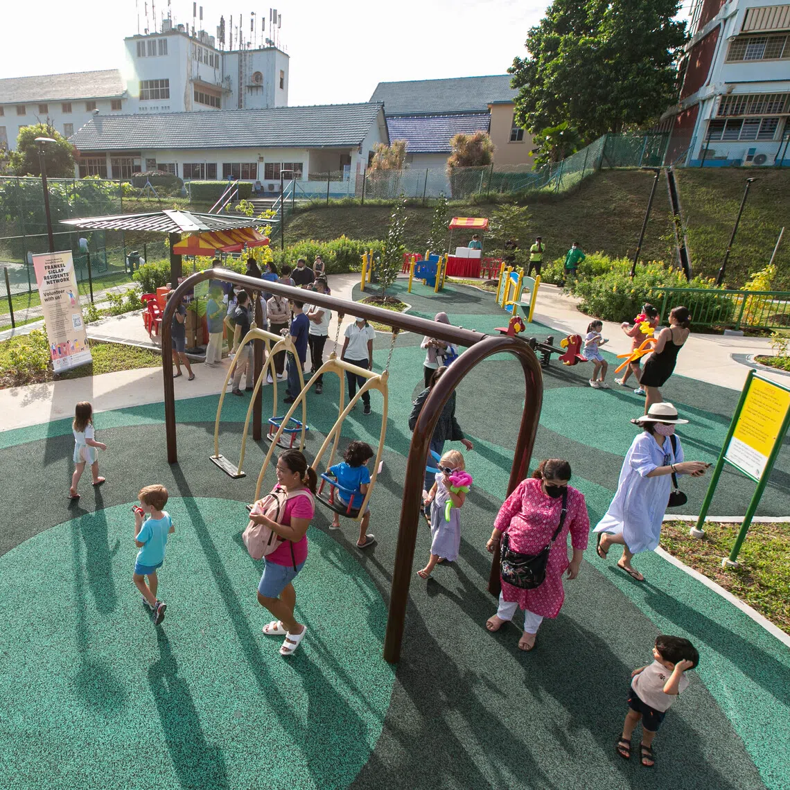 Yarrow Park was carved from a cluster of five basketball courts which sat on premises previously leased by the Global Indian International School in Cheviot Hill.