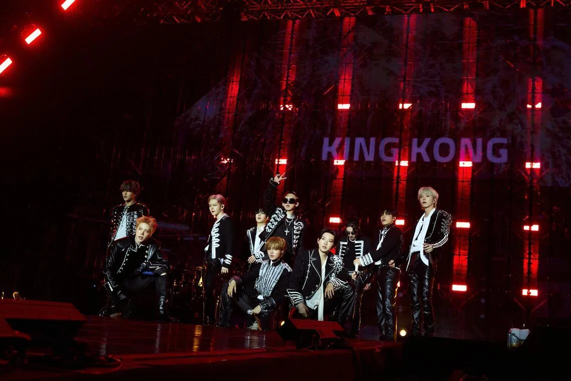 Ahead of Treasure’s Singapore concert, leader Junkyu dyed his hair the colour of chilli crab