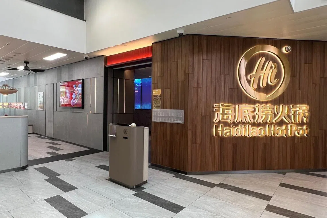 The authorities received a report and inspected the  Haidilao outlet at Northshore Plaza on March 16 and 18.