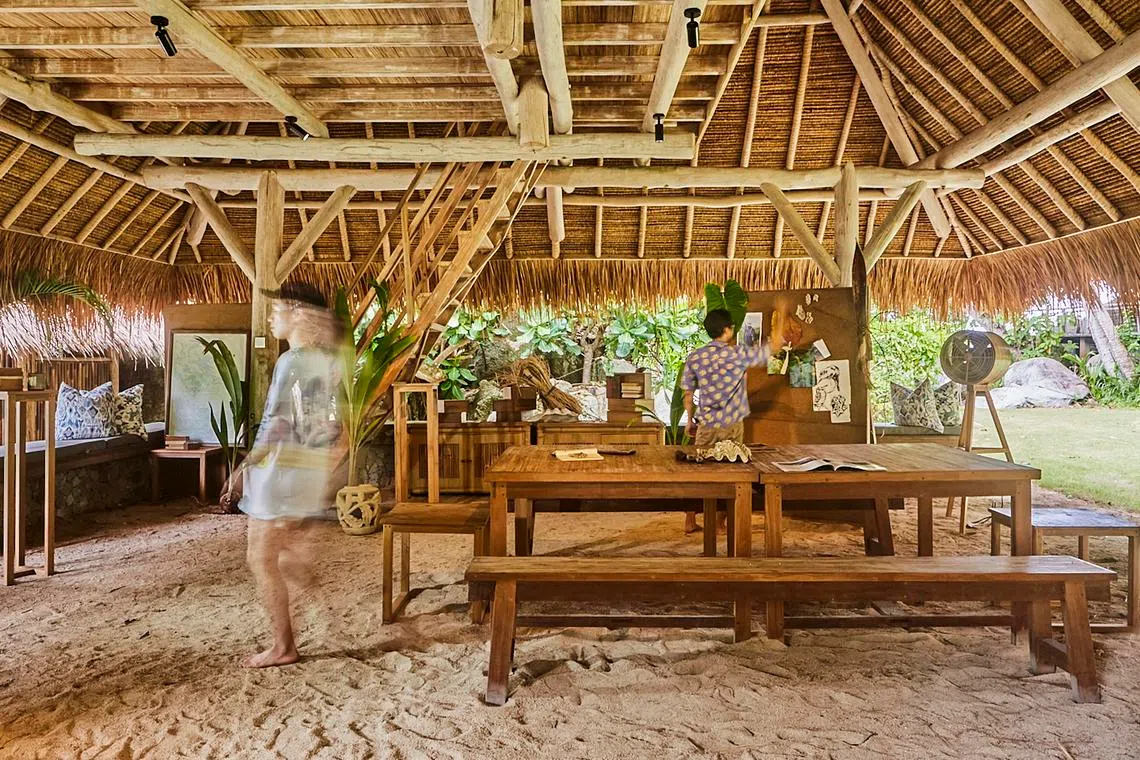 Ubah Rumah Residency at Nikoi Island is created by Singaporean artists Alecia Neo and Ernest Goh and has hosted 30 South-east Asian artists to date. 