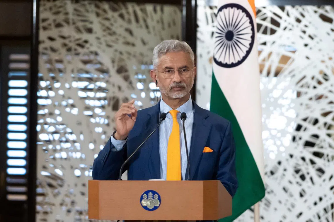 FILE PHOTO: India's External Affairs Minister Subrahmanyam Jaishankar speaks at Iikura Guest House in Tokyo, Japan July 29, 2024. Tomohiro Ohsumi/Pool via REUTERS/File Photo