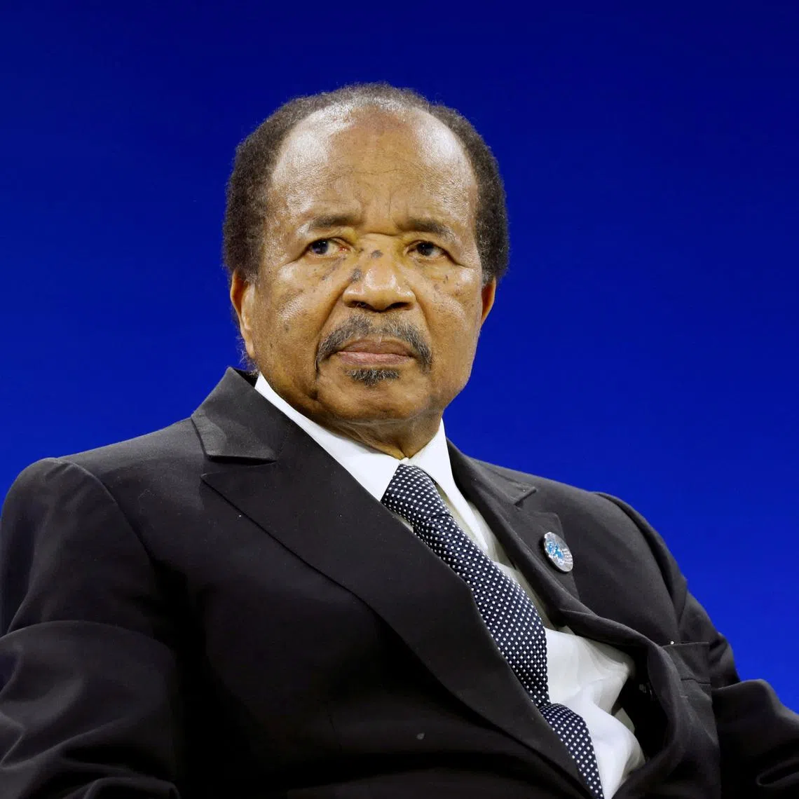 FILE PHOTO: Cameroon President Paul Biya attends the Paris Peace Forum, France, November 12, 2019.   REUTERS/Charles Platiau/File Photo