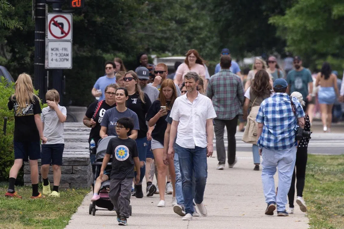 The United States is greying, and low birth rates are the main driver of the nation's rising median age, experts say.