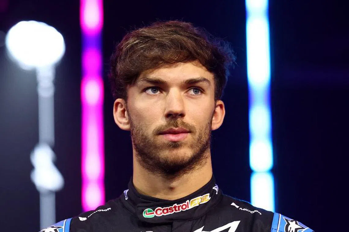 Formula One F1 - Alpine Car Launch - Enstone, Britain - February 7, 2024 Alpine's Pierre Gasly during the new car launch Action Images via Reuters/Andrew Boyers