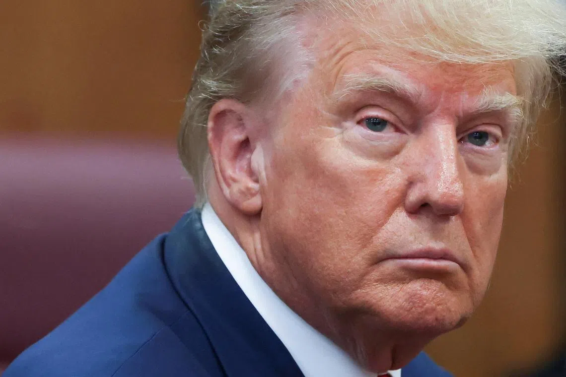 Former President Donald Trump is seeking to disqualify the New York state judge overseeing the criminal case against him stemming from a hush money payment to a porn star.