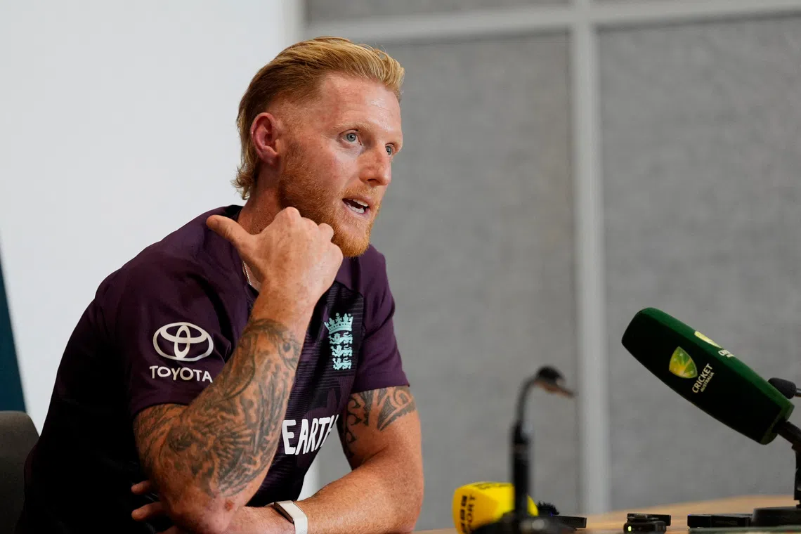 Cricket - The Ashes - Australia v England - Third Test - Adelaide Oval, Adelaide, Australia - December 21, 2025 England's Ben Stokes during a press conference after the match REUTERS/Asanka Brendon Ratnayake