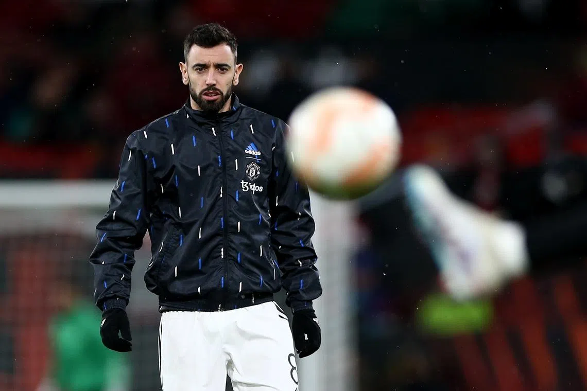 Bruno Fernandes has to find the balance when to use emotion as a tool, says Manchester United's manager Erik ten Hag.
