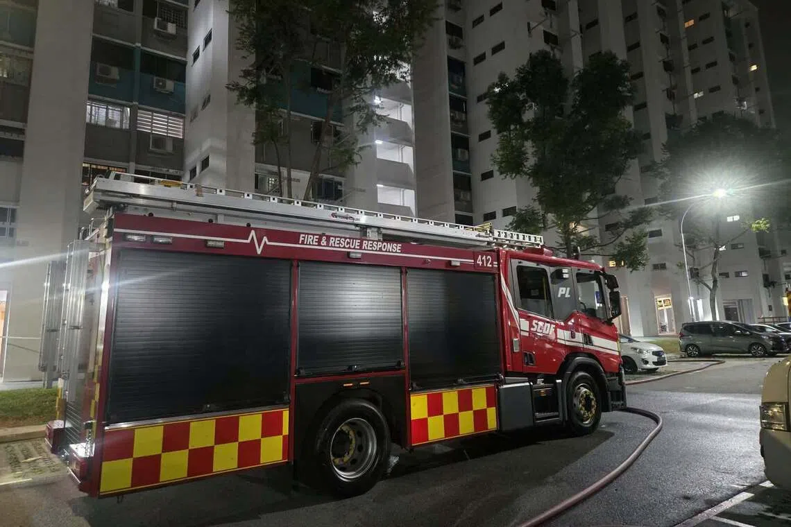 The SCDF was alerted to the fire at Block 339 Jurong East Avenue 1 at 3.55am on Aug 16.
