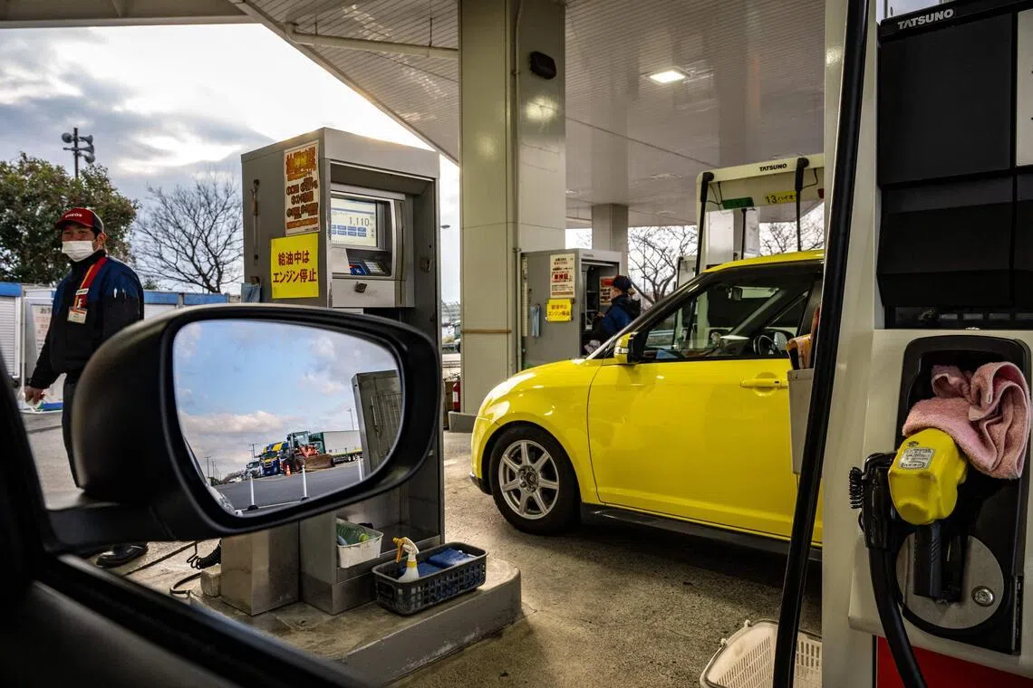 Japan is dependent on the Middle East for around 95 per cent of its oil supplies.