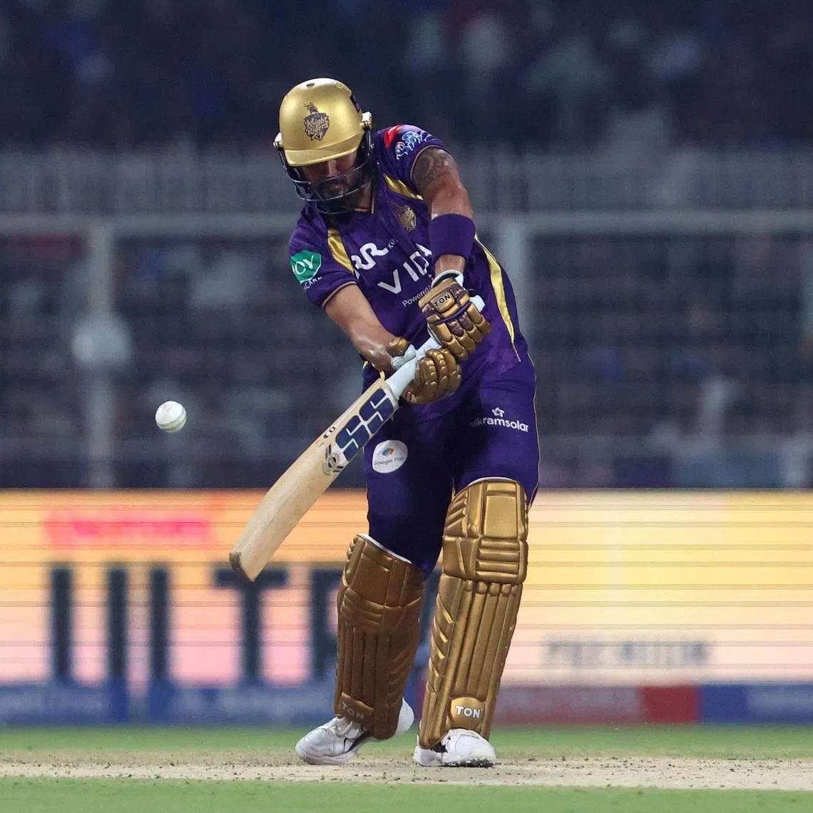Cricket - Indian Premier League - IPL - Kolkata Knight Riders v Mumbai Indians - Eden Gardens, Kolkata, India - May 20, 2026 Kolkata Knight Riders' Manish Pandey in action REUTERS/Sahiba Chawdhary