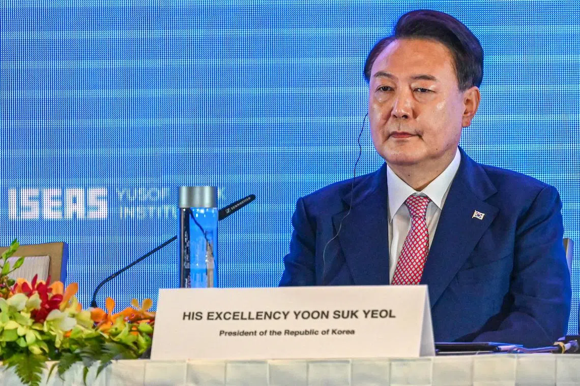 Mr Yoon described the current situation as “grave”, warning that North Korean troops’ entry into the front lines could “happen sooner than expected”. 