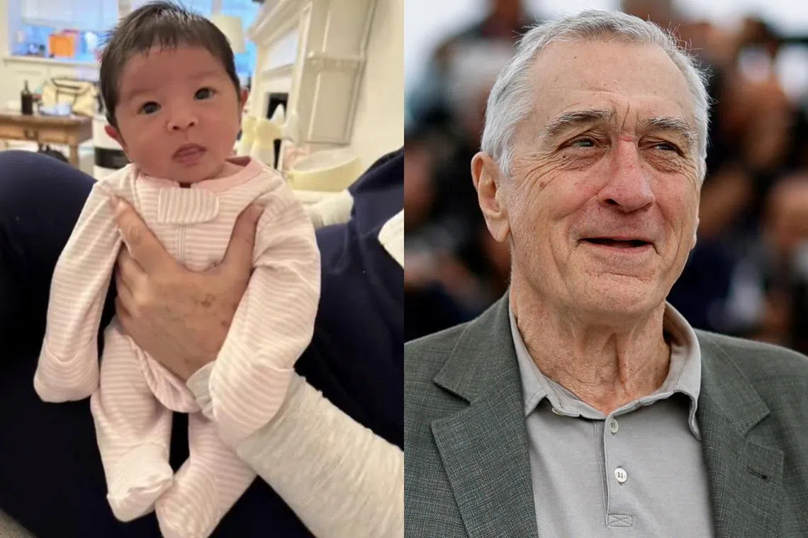 Gia Virginia Chen-De Niro, daughter of American actor Robert De Niro and his partner Tiffany Chen, was born on April 6, 2023.