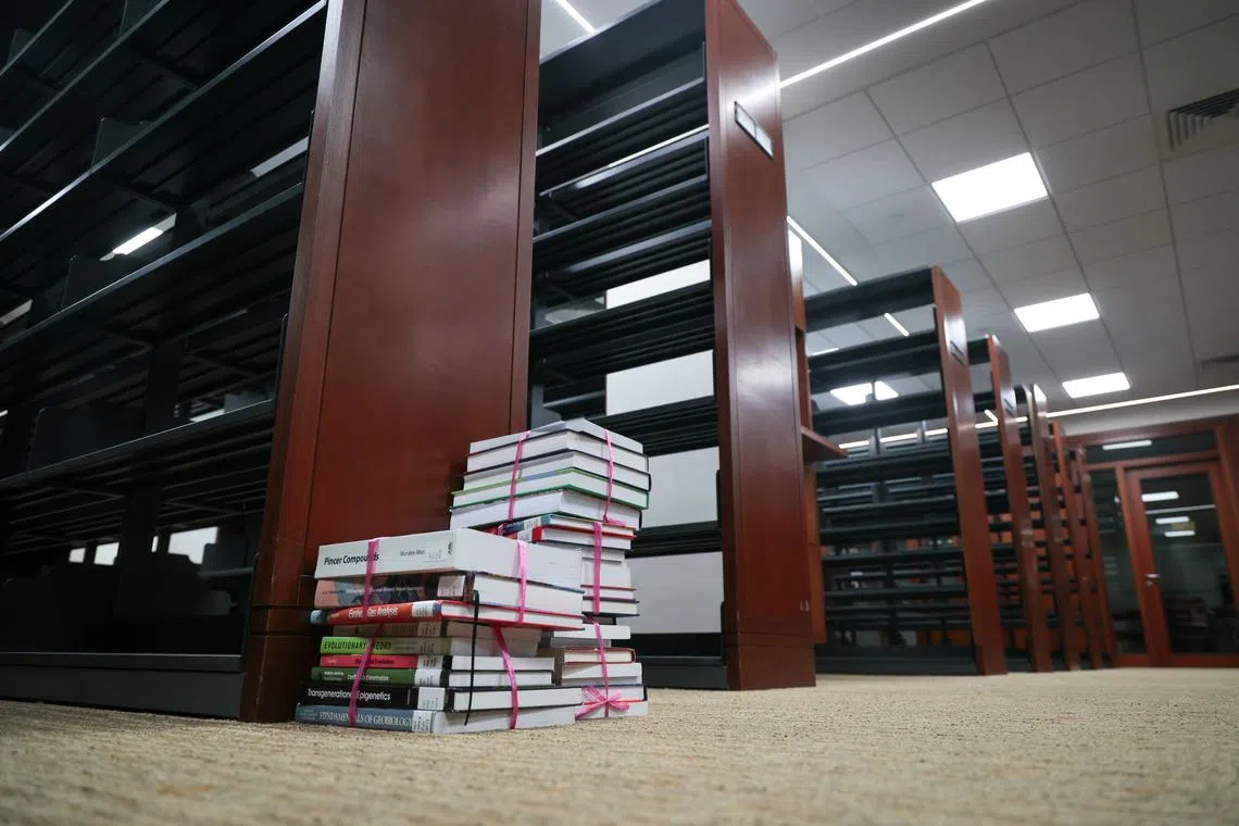 Two book fairs will be held in May and June to help the books find a new home.