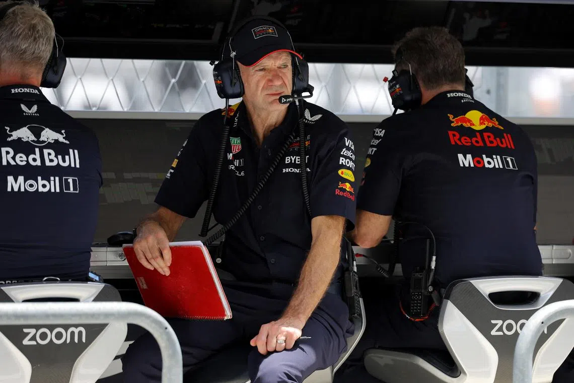 Formula One F1 - Miami Grand Prix - Miami International Autodrome, Miami, Florida, United States - May 3, 2024 Red Bull's chief technology officer Adrian Newey during practice REUTERS/Brian Snyder