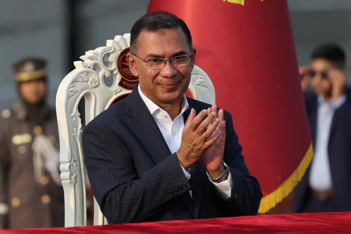 Prime Minister Tarique Rahman won a decisive victory in Bangladesh’s general election on Feb 12.
