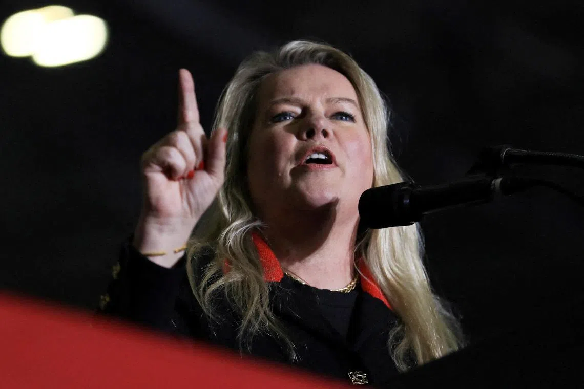 Former co-chair of the Michigan Republican Party Meshawn Maddock is one of the Republicans facing charges related to the 2020 election.